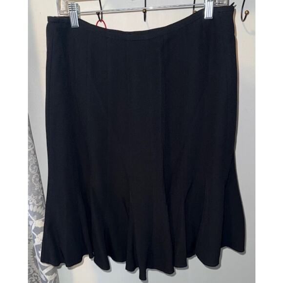 Lafayette 148 New York Black Skirt Size 10 Women's - Picture 7 of 7